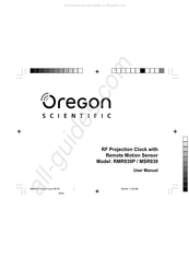 Oregon Scientific RMR939P User Manual