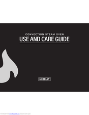 Wolf ICBCSO24TESTH Use And Care Manual