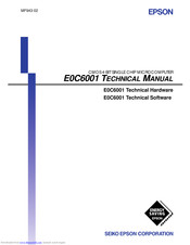 Epson E0C6001 Technical Manual