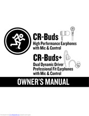 Mackie CR-Buds+ Owner's Manual
