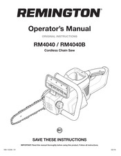 Remington RM4040 Operating Manual