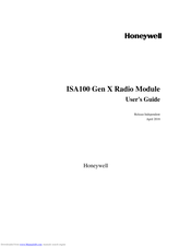 Honeywell ISA100 Gen X User Manual