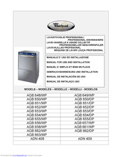 Whirlpool AGB 653/WP Manual For Use And Installation