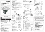 Omron ZFV-SC90 Series Instruction Sheet