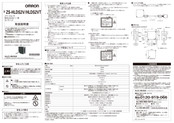 Omron ZS-HLDS2VT Instruction Sheet
