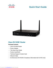 Cisco RV160W Quick Start Manual