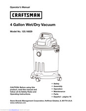 Craftsman 125.16829 Operator's Manual