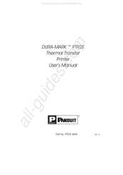 Panduit DURA-MARK PTR2E User Manual