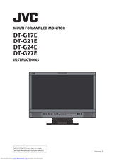 JVC DT-G17E Instruction Manual