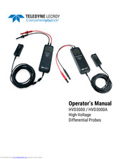 Teledyne HVD3102 Operating Manual