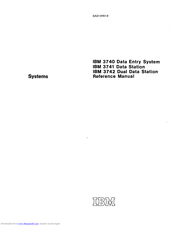 IBM 3740 Reference Manual