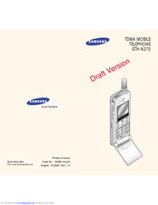 Samsung STH-N270 User Manual