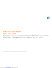 AT&T Business in a Box Quick Start Manuals