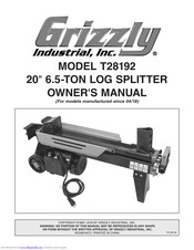Grizzly T28192 Owner's Manual