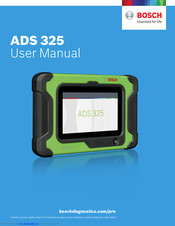 Bosch ADS 325 User Manual