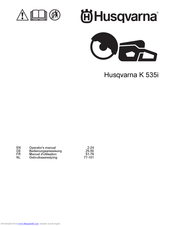 Husqvarna K 535i Operator's Manual