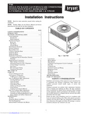 Bryant 574B Installation Instructions Manual