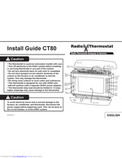 Radio Thermostat CT80 Install Manual