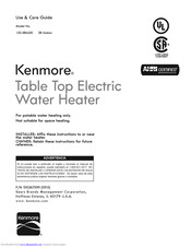 Kenmore 153.586420 Use & Care Manual