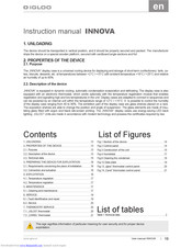 Igloo INN140.110 Instruction Manual