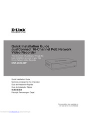 D-Link DNR-2020-04P Quick Installation Manual