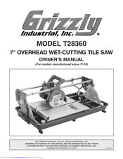 Grizzly T28360 Owner's Manual