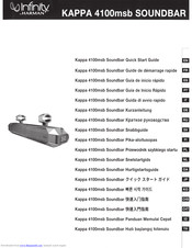 Infinity Kappa 4100msb Quick Start Manual