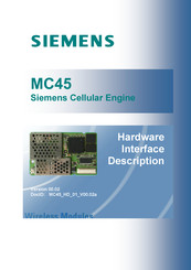 Siemens MC45 Manual