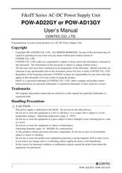 Contec POW-AD22GY User Manual