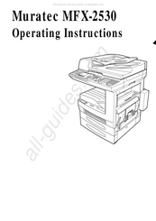 Muratec Dynamo MFX-2530 Operating Instructions Manual