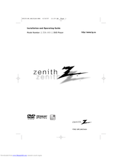 Zenith ZDA-810 Installation And Operating Manual