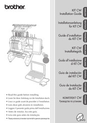 Brother KIT CW Installation Manual