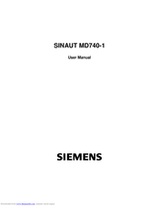 Siemens SINAUT MD740-1 User Manual