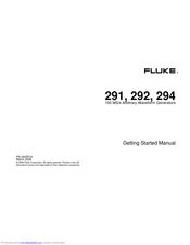 Fluke 294 Getting Started Manual