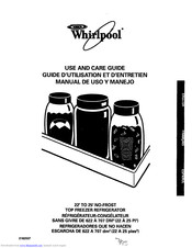 Whirlpool ET22PKXDW00 Use And Care Manual