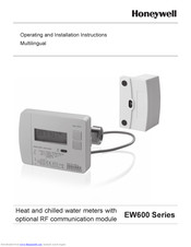 Honeywell EWA600C-RF55S Operating And Installation Instructions