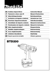 Makita BTD200 Instruction Manual