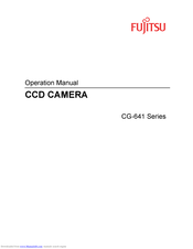 Fujitsu CG-641 Series Operation Manual