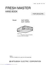 MITSUBISHI Fresh Master GUF-50RD3 Handbook
