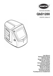 Hach QbD1200 AutoSampler User Manual