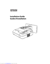 Epson BrightLink 710Ui Installation Manual