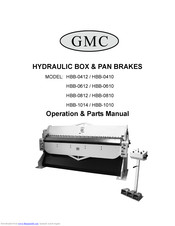 GMC HBB-0612 Operations & Parts Manual