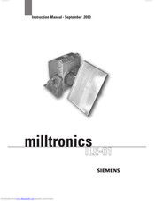 Siemens Milltronics ILE-61 Instruction Manual