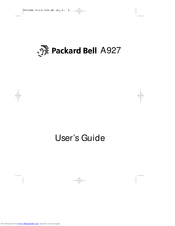 Packard Bell A927 User Manual