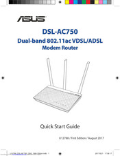 Asus DSL-AC750 Quick Start Manual