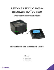 Yamaha REVOLABS FLX UC 1000 Installation And Operation Manual