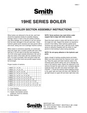 Smith 19HE series Assembly Instructions