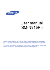 Samsung SM-N915R4 User Manual