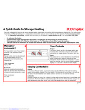 Dimplex XT Quick Manual