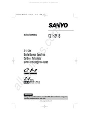 Sanyo CLT-2415 Instruction Manual